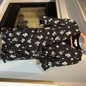 LOFT wrap romper. Dress illusion.